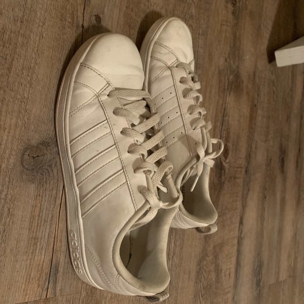 White adidas sneakers